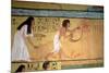 Detail of a Harvest Scene on the East Wall, from the Tomb of Sennedjem, the Workers' Village-null-Mounted Premium Giclee Print