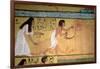 Detail of a Harvest Scene on the East Wall, from the Tomb of Sennedjem, the Workers' Village-null-Framed Giclee Print