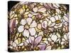 Detail of a 'Magnolia' Leaded Glass and Bronze Floor Lamp by Tiffany Studios-null-Stretched Canvas