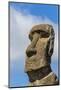 Detail of a Moai at Ahu Akivi, the First Restored Altar-Michael Nolan-Mounted Photographic Print