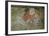 Detail of a Mural from the Tomb of the Infernal Quadriga-Etruscan-Framed Giclee Print