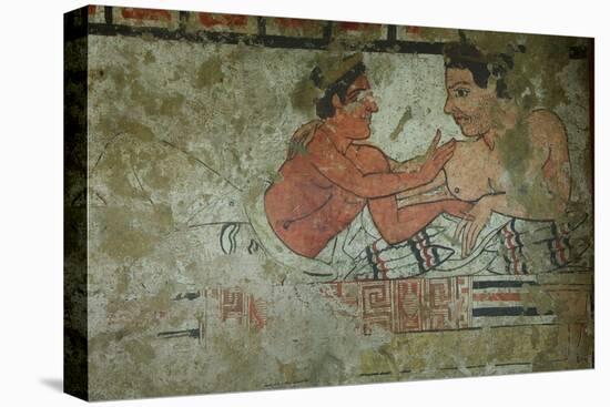 Detail of a Mural from the Tomb of the Infernal Quadriga-Etruscan-Stretched Canvas