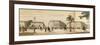 Detail of a Panorama of the Boulevard Des Italiens, C.1840-null-Framed Giclee Print