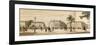 Detail of a Panorama of the Boulevard Des Italiens, C.1840-null-Framed Giclee Print