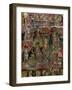 Detail of a Picture of Paradise, Chinese, Tang Dynasty, 618-907-null-Framed Giclee Print