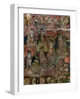 Detail of a Picture of Paradise, Chinese, Tang Dynasty, 618-907-null-Framed Giclee Print