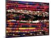 Detail of a Pile of Colourful Ponchos, Cuzco (Cusco), Peru, South America-Gavin Hellier-Mounted Photographic Print