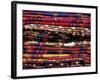 Detail of a Pile of Colourful Ponchos, Cuzco (Cusco), Peru, South America-Gavin Hellier-Framed Photographic Print