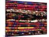 Detail of a Pile of Colourful Ponchos, Cuzco (Cusco), Peru, South America-Gavin Hellier-Mounted Photographic Print