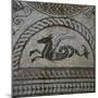 Detail of a Roman floor mosaic showing a sea-horse, 1st century. Artist: Unknown-Unknown-Mounted Giclee Print