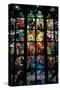 Detail of a Stained Glass, Life of Saints Cyril and Methodius, St, Vitus Cathedral, Wenceslas and A-Alphonse Marie Mucha-Stretched Canvas