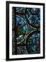 Detail of a stained glass window showing the story of Moses, 12th century. Artist: Unknown-Unknown-Framed Giclee Print