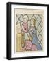 Detail of a Stained Glass Window, St Giles, South Mimms, Hertfordshire, C1800-null-Framed Giclee Print