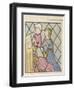 Detail of a Stained Glass Window, St Giles, South Mimms, Hertfordshire, C1800-null-Framed Giclee Print