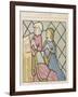 Detail of a Stained Glass Window, St Giles, South Mimms, Hertfordshire, C1800-null-Framed Giclee Print