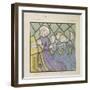 Detail of a Stained Glass Window , St Giles, South Mimms, Hertfordshire, C1800-null-Framed Giclee Print