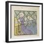 Detail of a Stained Glass Window , St Giles, South Mimms, Hertfordshire, C1800-null-Framed Giclee Print