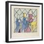 Detail of a Stained Glass Window, St Giles, South Mimms, Hertfordshire, C1800-null-Framed Giclee Print