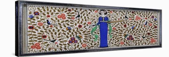 Detail of a Wiener Werkstatte Silver and Painted Casket-null-Stretched Canvas