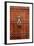 Detail of a Wooden Door and Bronze Knocker-Guy Thouvenin-Framed Photographic Print