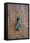Detail of a Wooden Door and Bronze Knocker-Guy Thouvenin-Framed Stretched Canvas