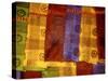 Detail of Adinkra Cloth, Market, Sampa, Brongo-Ahafo Region, Ghana-Alison Jones-Stretched Canvas