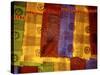 Detail of Adinkra Cloth, Market, Sampa, Brongo-Ahafo Region, Ghana-Alison Jones-Stretched Canvas