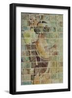 Detail of an Archer from a Frieze, from the Palace of Darius the Great at Susa-null-Framed Giclee Print