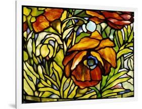 Detail of an 'Oriental Poppy' Floor Lamp, Tiffany Studios, 1902-American School-Framed Giclee Print