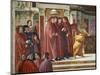 Detail of Angel Appearing to Zacharias-Domenico Ghirlandaio-Mounted Giclee Print