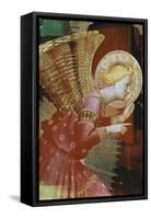 Detail of Angel of the Annunciation, c.1432-3-Fra Angelico-Framed Stretched Canvas