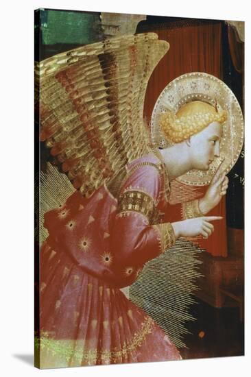 Detail of Angel of the Annunciation, c.1432-3-Fra Angelico-Stretched Canvas