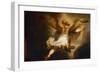 Detail of Angel Raphael Leaving Tobit and His Family-Rembrandt van Rijn-Framed Giclee Print