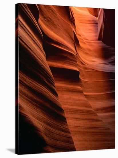Detail of Antelope Canyon, Page, USA-Carol Polich-Stretched Canvas