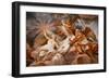 Detail of Apotheosis of Romulus, fresco-Mariano Rossi-Framed Giclee Print