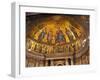 Detail of Apse Mosaic with Portraits of Popes, Basilica Di San Paolo Fuori Le Mura, Rome, Italy-Miva Stock-Framed Premium Photographic Print
