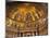 Detail of Apse Mosaic with Portraits of Popes, Basilica Di San Paolo Fuori Le Mura, Rome, Italy-Miva Stock-Mounted Premium Photographic Print
