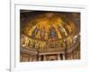 Detail of Apse Mosaic with Portraits of Popes, Basilica Di San Paolo Fuori Le Mura, Rome, Italy-Miva Stock-Framed Photographic Print