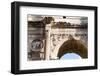 Detail of Arch of Constantine, Arco di Costantino, Rome, Latium, Italy, Europe-Nico Tondini-Framed Photographic Print