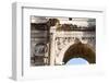 Detail of Arch of Constantine, Arco di Costantino, Rome, Latium, Italy, Europe-Nico Tondini-Framed Photographic Print