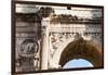 Detail of Arch of Constantine, Arco di Costantino, Rome, Latium, Italy, Europe-Nico Tondini-Framed Photographic Print