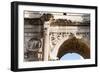 Detail of Arch of Constantine, Arco di Costantino, Rome, Latium, Italy, Europe-Nico Tondini-Framed Photographic Print