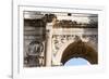 Detail of Arch of Constantine, Arco di Costantino, Rome, Latium, Italy, Europe-Nico Tondini-Framed Photographic Print