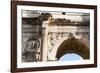 Detail of Arch of Constantine, Arco di Costantino, Rome, Latium, Italy, Europe-Nico Tondini-Framed Photographic Print