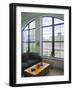 Detail of Architecturally Interesting Window-null-Framed Photographic Print