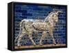 Detail of Auroch on Ishtar Gate at Pergamon Museum-null-Framed Stretched Canvas