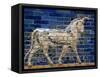 Detail of Auroch on Ishtar Gate at Pergamon Museum-null-Framed Stretched Canvas