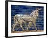 Detail of Auroch on Ishtar Gate at Pergamon Museum-null-Framed Photographic Print