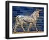 Detail of Auroch on Ishtar Gate at Pergamon Museum-null-Framed Photographic Print