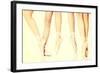 Detail of Ballet Dancer's Feet-B-D-S-Framed Photographic Print